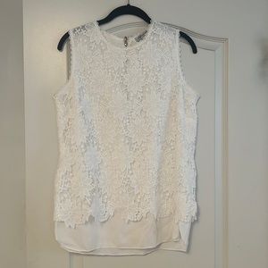 Patrizia Luca Milano size medium whit lace top
